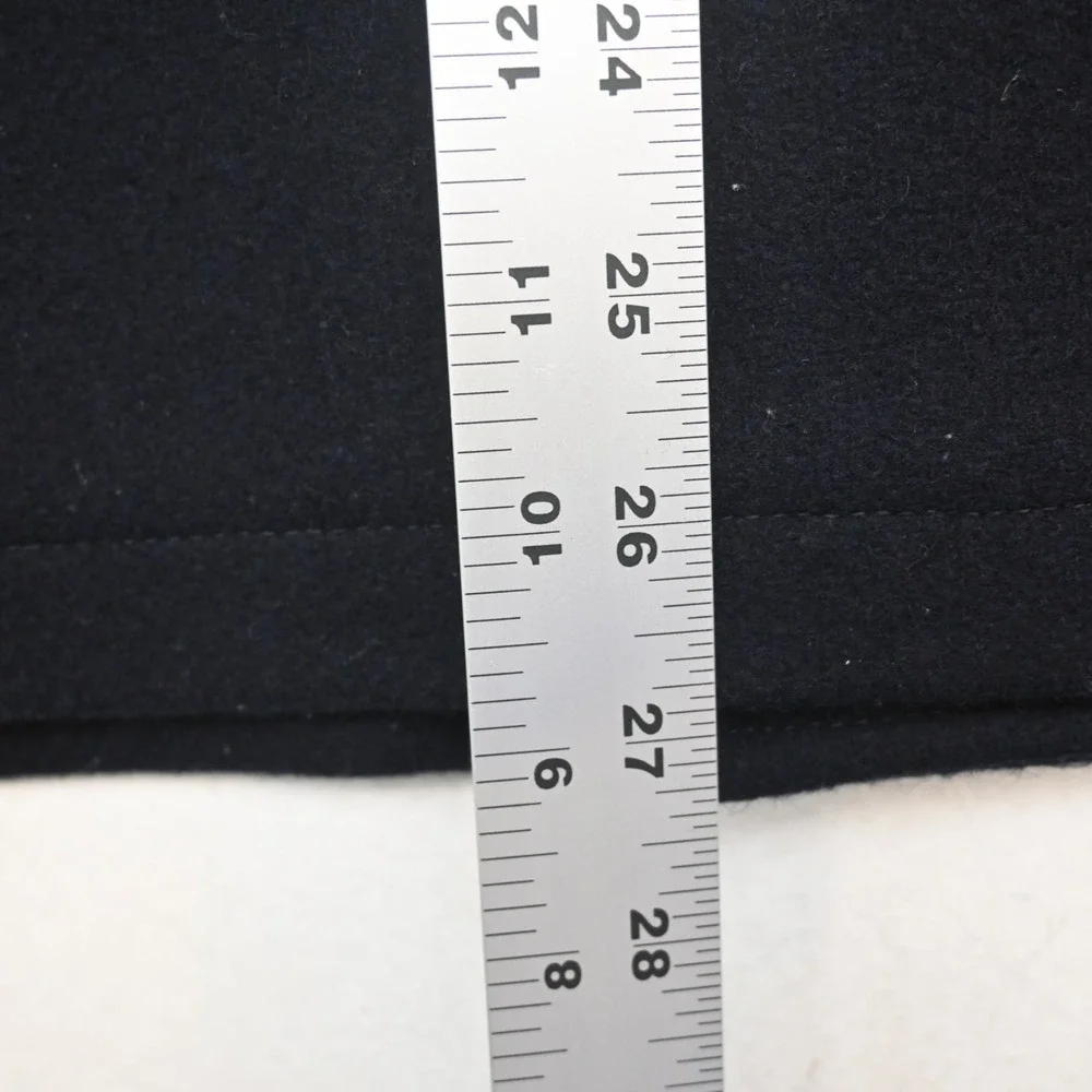 Buzz Ricksons William Gibson 38‎ Medium Wool Toggle Navy Blue Melton Coat